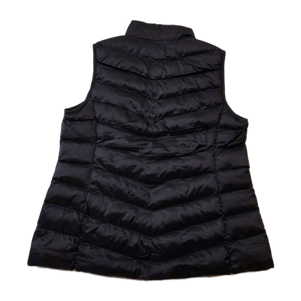 32 Degrees Heat Women's Lightweight Puffer Vest, Black, Size Large‎ - Picture 4 of 5